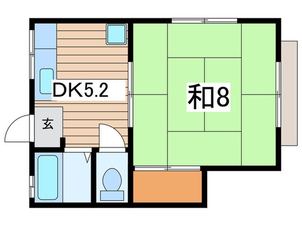 ハイツ石川の物件間取画像